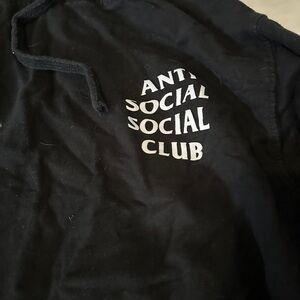 Anti social social club black hoody